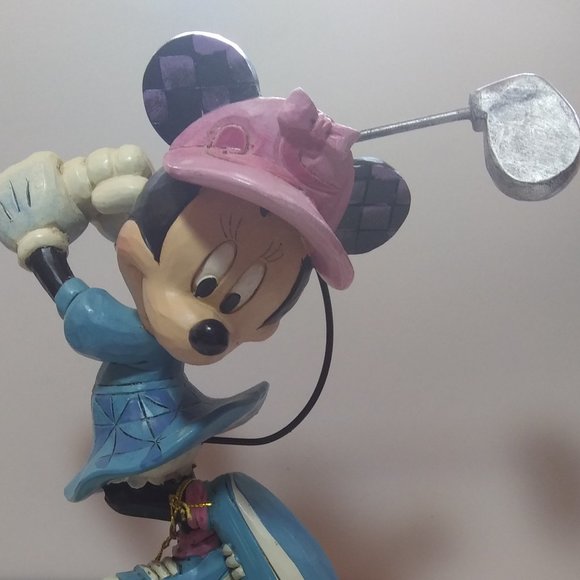Disney Traditions Jim Shore Enesco Minnie mouse Golfing figurine - Picture 13 of 16